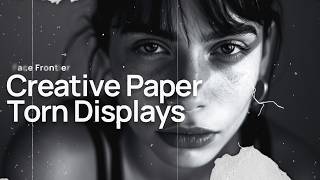 Free Fashion Creative Paper Torn Displays Collage Slideshow Video Template (Customizable) - FlexClip