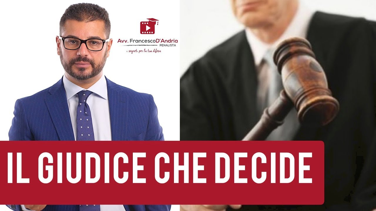 Perché Chiarchiaro Afferma Che Il Giudice D'andrea è Suo Nemico Il Giudice che decide - YouTube
