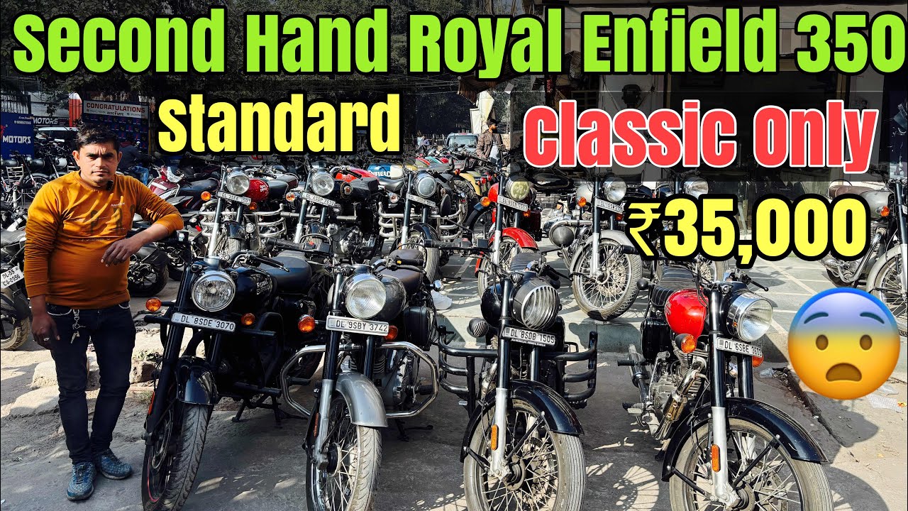Second hand bullet 350 in delhi / Royal Enfield Standard 350 & Classic 350 At Walia Motors / ₹35,000