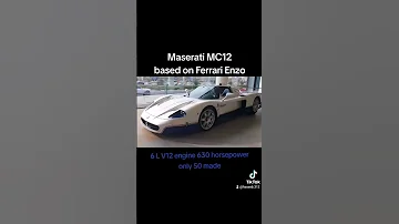 Maserati MC12 based on Ferrari Enzo #car