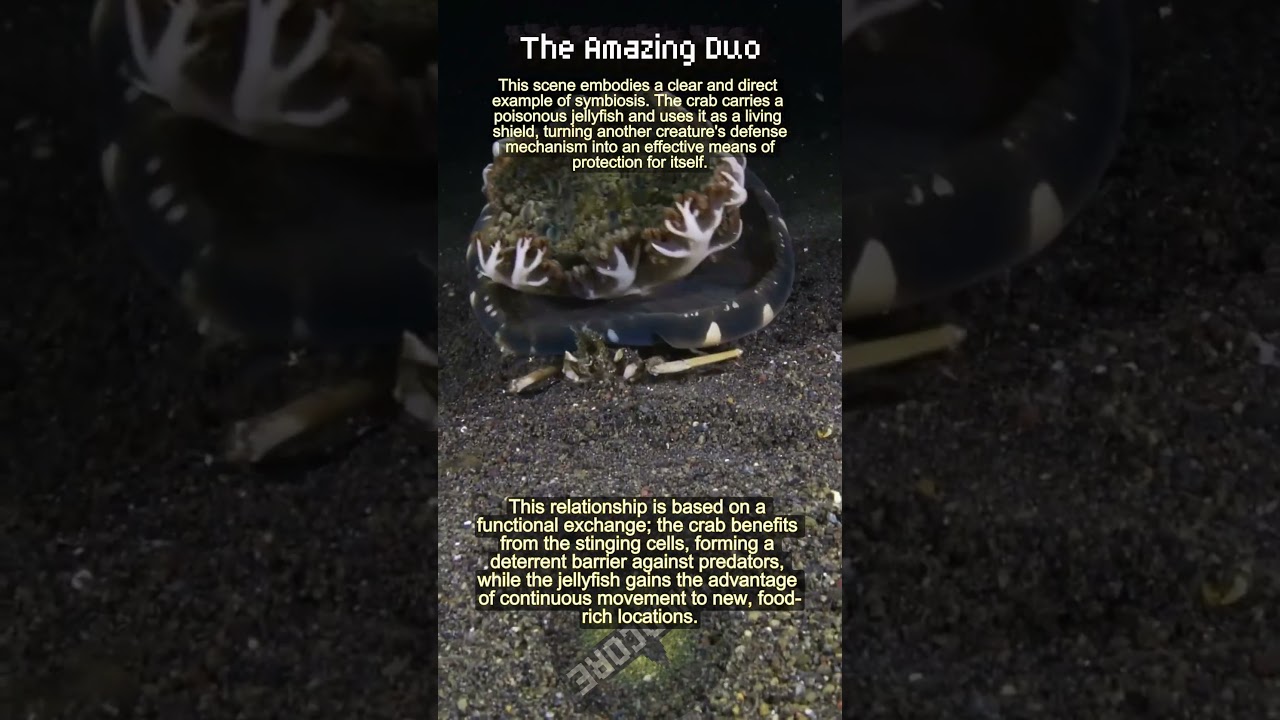 Jellyish Crab Symbosys  