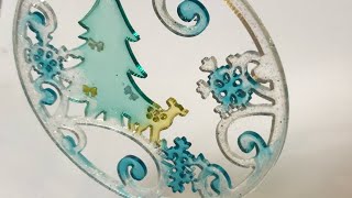 Xmas Tree Decoration - Christmas Resin Ideas