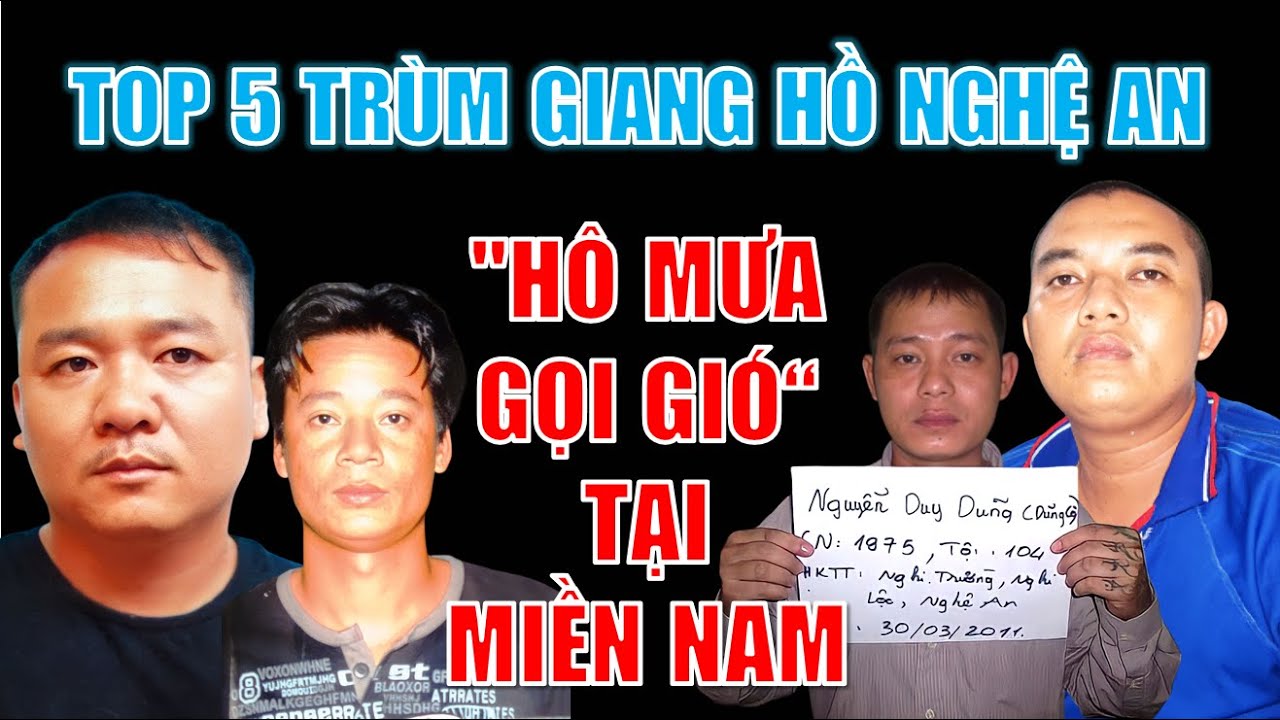 Top 5 trùm giang hồ Nghệ An khét tiếng 