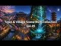 Japanese Wabi-Sabi BGM — 1 Hour Shakuhachi, Koto &amp; Ambient | Near-Future Temple &amp; Village 和風BGM