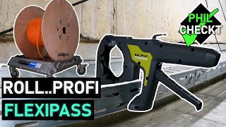 PHIL CHECKT FLEXIPASS - das Kabelführungssystem von ROLL..PROFI