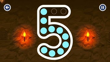 Numberblocks Number Magic Run - Numberblocks Five in cave journey | Number Counting Go Explore