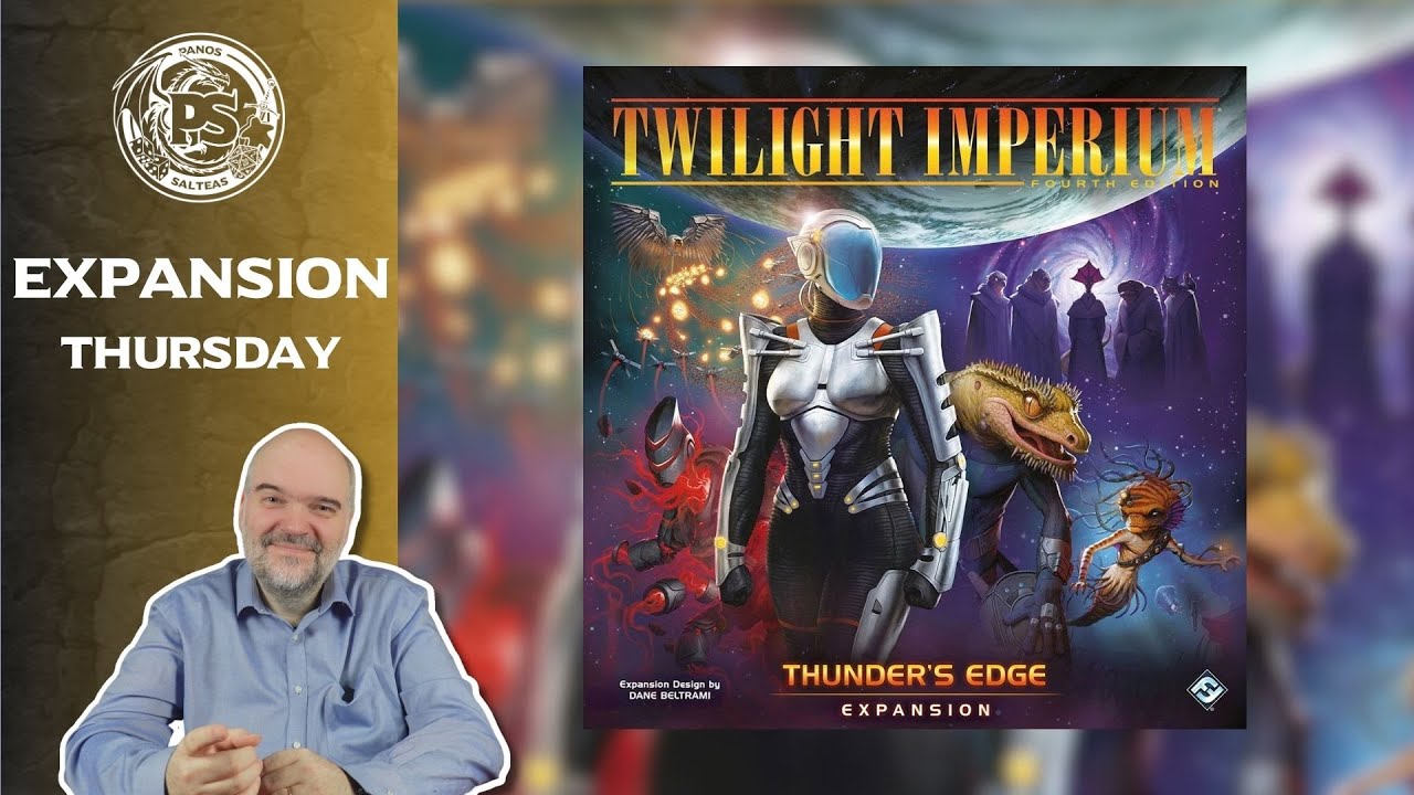 Ένας εντελώς νέος τρόπος παιχνιδιού! | Twilight Imperium: Fourth Edition | Thunder's Edge | Unboxing