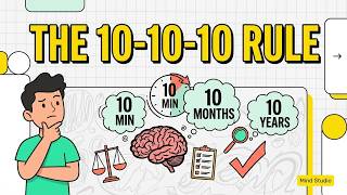 How to Make Tough Decisions in 30 Seconds | The 10-10-10 Rule