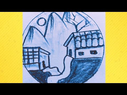 "Nature's Beauty Unleashed: A Step-by-Step Guide to Drawing Scenic Landscapes with Pencil"