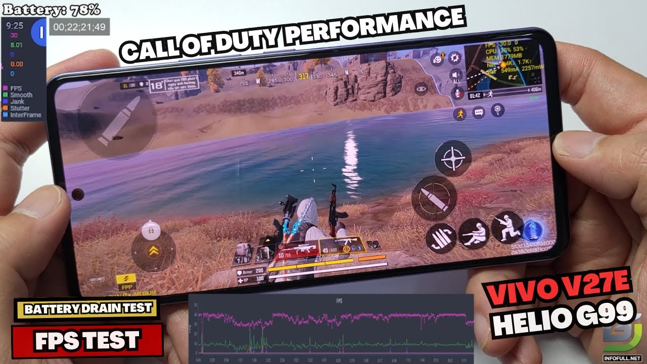 Vivo V23 Call of Duty Gaming test CODM