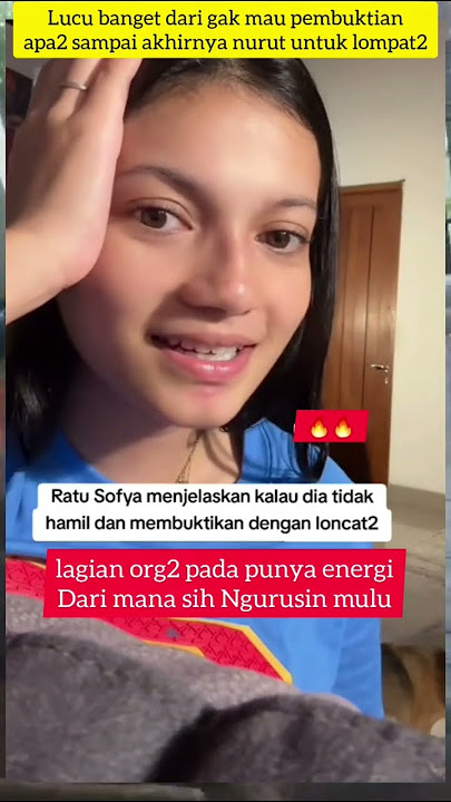 ratu sofya klarifikasi gosip yg beredar yang bilang dy hamil lewat live nya #trending  #viral #fyp