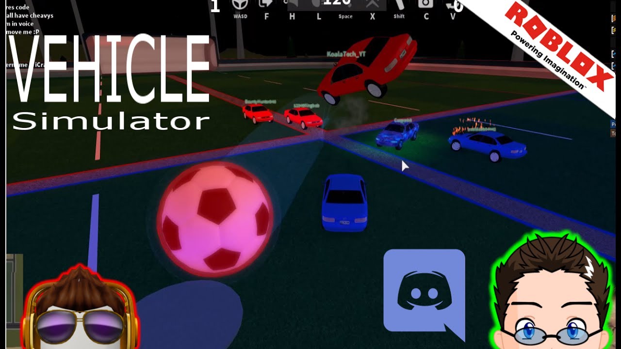 Roblox Vehicle Simulator Roblox Rocket League W Discord Youtube - roblox vehicle simulator discord