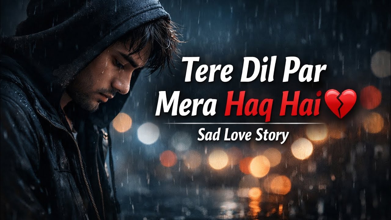 Tere Dil Par Mera Haq Hai 💔 | Sad Romantic Hindi Song | Heart Touching Love Story | Lofi Version