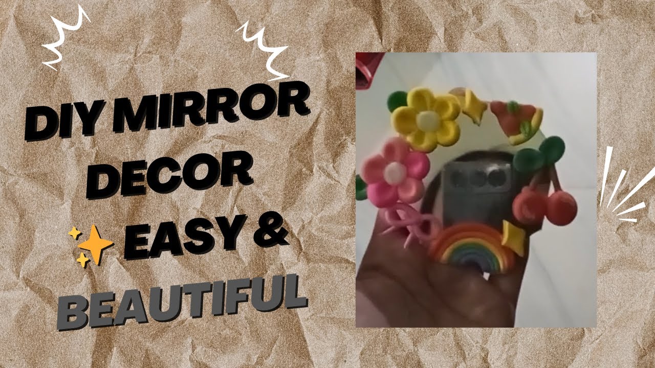 DIY Mirror Decor | Easy Mirror Craft Ideas Using Waste Materials | Artfinity