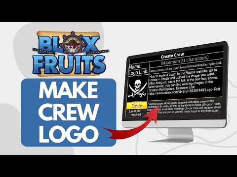 How To Make Crew Logo In Blox Fruits - Full Guide 