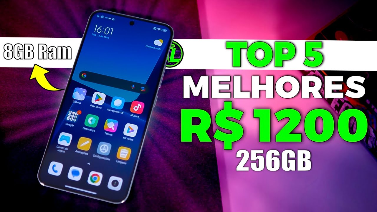 Os Melhores CELULARES até 1200 Reais (2024) BOM e BARATO - YouTube