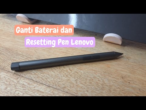 Ganti Baterai dan Resetting Pen Lenovo Drawing and Gaming Test