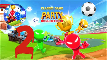 Stickman Party-Gameplay Part 124 Tournament Mode 1 2 3 4 Players Free Random MiniGames Update 2