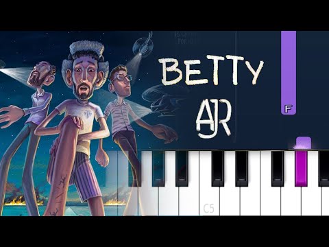 Ajr - Betty  (piano Tutorial)