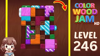 Color Wood Jam Level 246 Solution Walkthrough