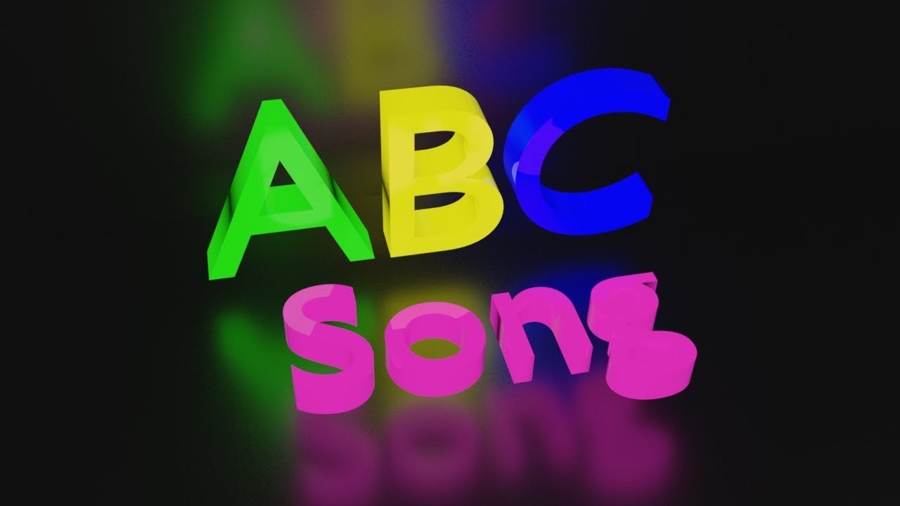 ABCD Song | Alphabet song | Kids ABCD | Nursery Rhyme | Glowing Letters ...