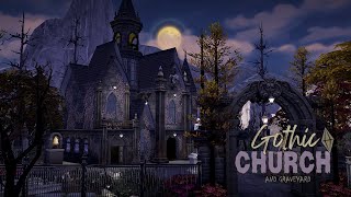 Just an Old Gothic Church and Graveyard in The Sims 4 ... Nothing to see here! | Stop Motion | No CC