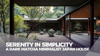 Serenity in Simplicity: A Dark Matcha Minimalist Japan House screenshot 1