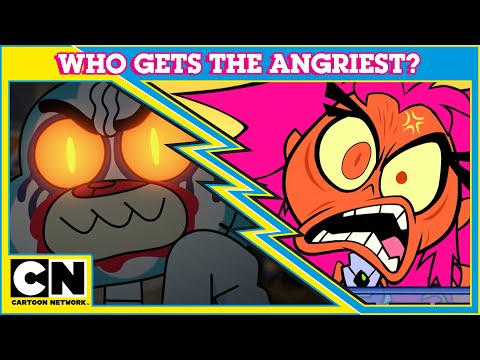 Who Gets The Angriest Gumball Vs Teen Titans Go Cartoon Network UK