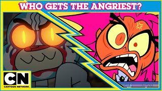 Who Gets the Angriest?: Gumball vs Teen Titans Go! | Cartoon Network UK