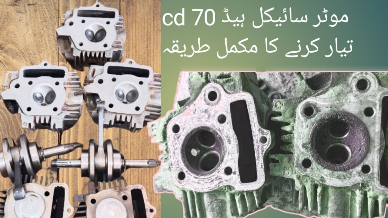 Resurface cylinder head on lathe machine - YouTube