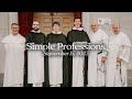 Simple profession of dominican friars 2023