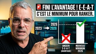 🚨 E-E-A-T EN 2026 : CE N’EST PLUS UN AVANTAGE. C’EST LE MINIMUM POUR RANKER.