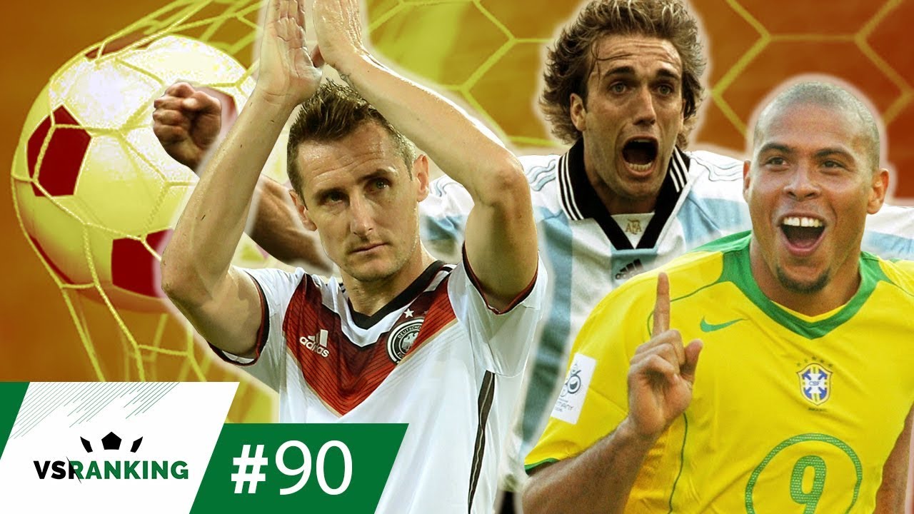 OS 10 MAIORES ARTILHEIROS DE COPAS DO MUNDO – VSRANKING #90