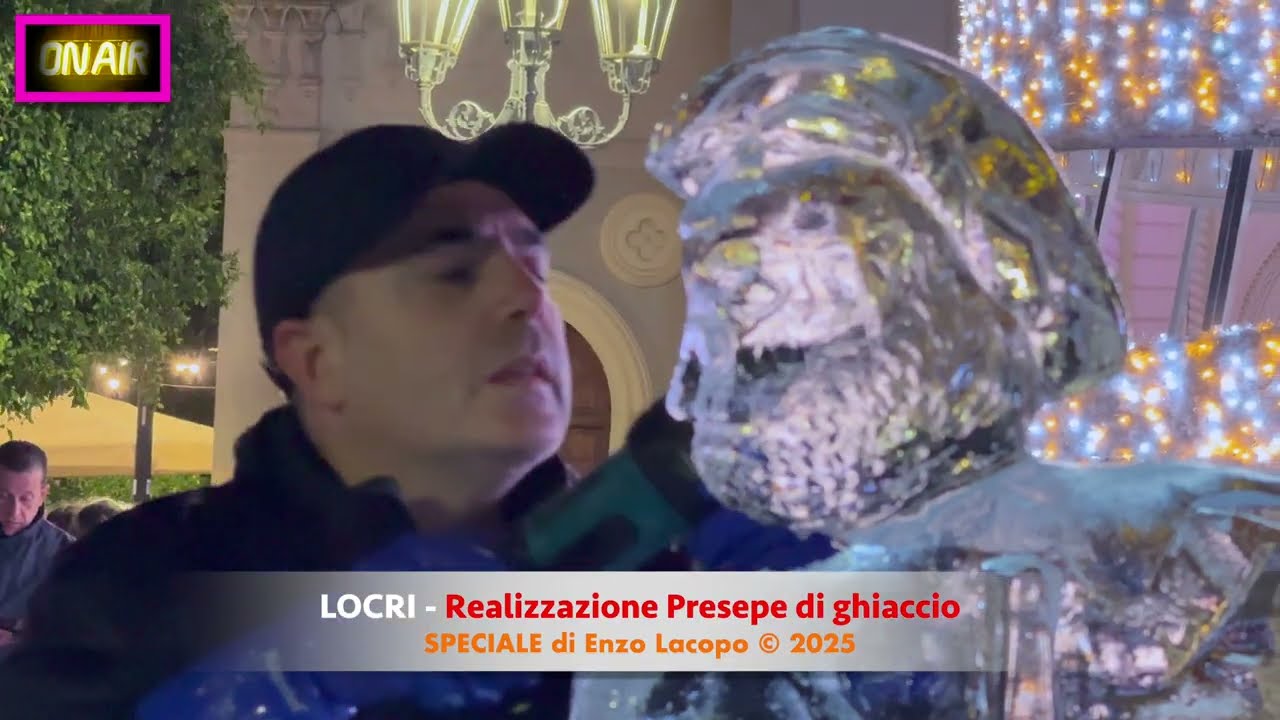 LOCRI - Realizzazione Presepe di ghiaccio 2025 (by EL)