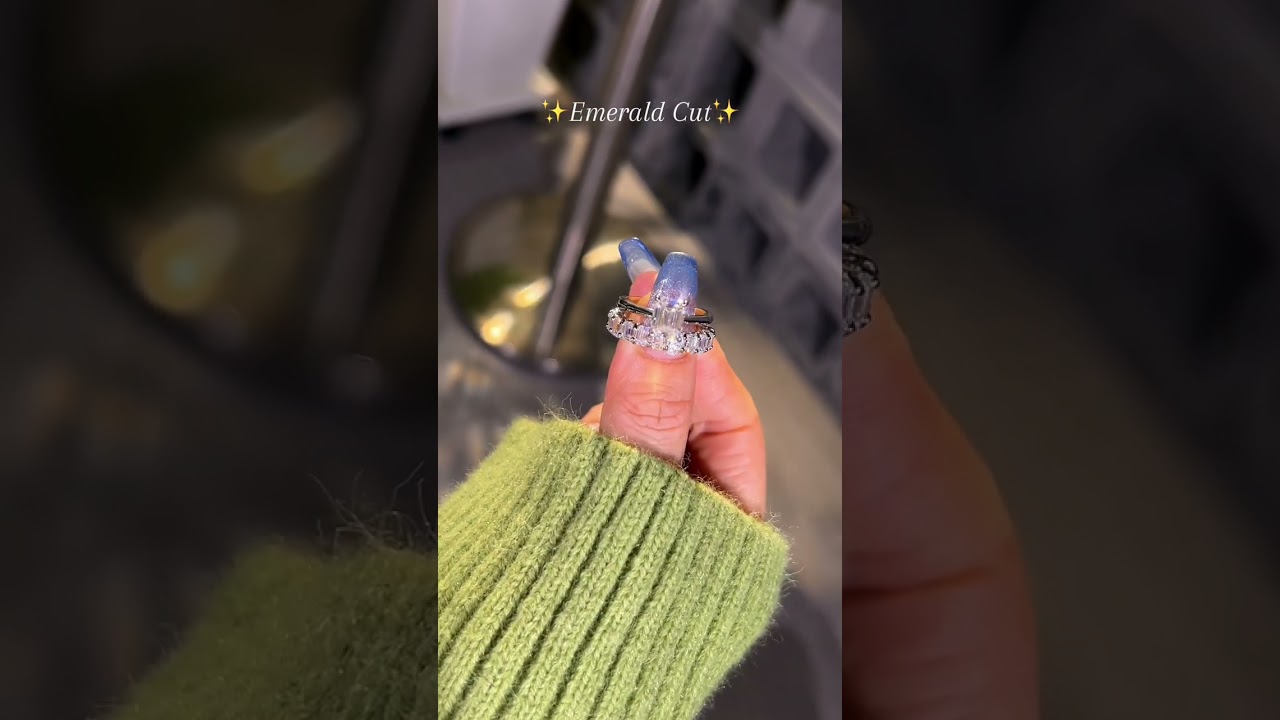 Elevate your style with a stunning emerald cut ring 