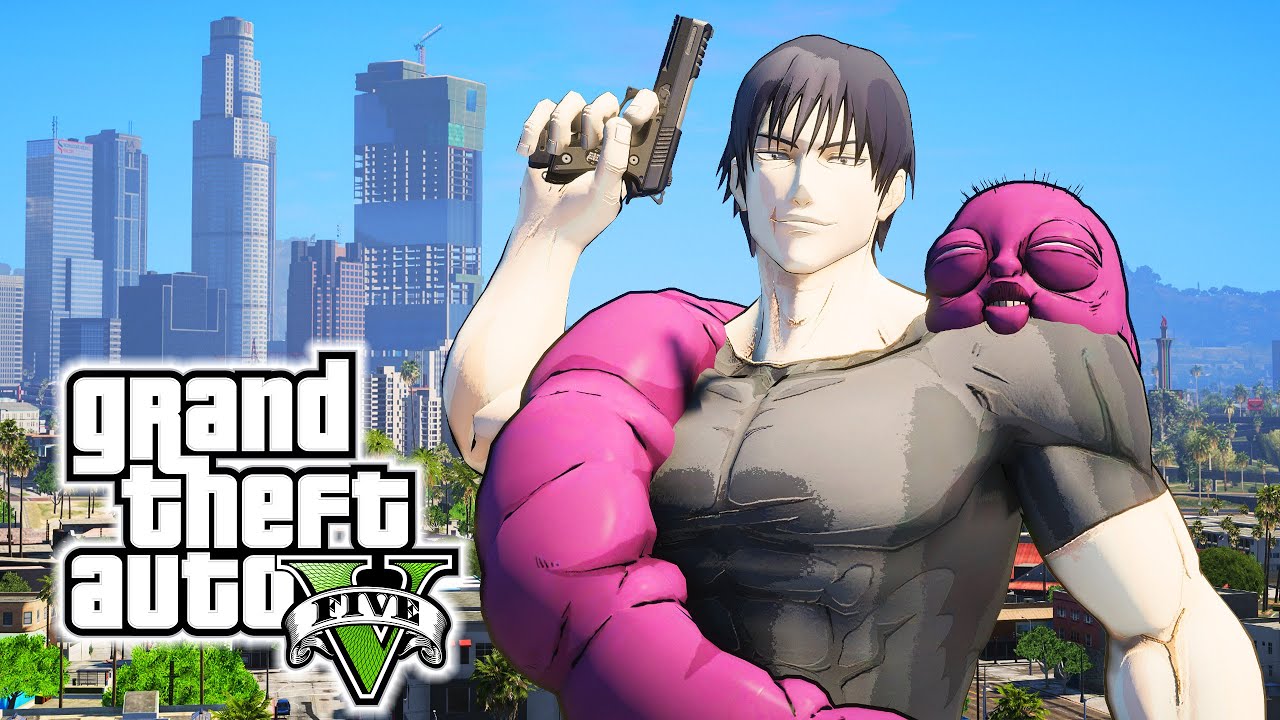 TOJI dans GTA 5 (mod Jujutsu Kaisen)