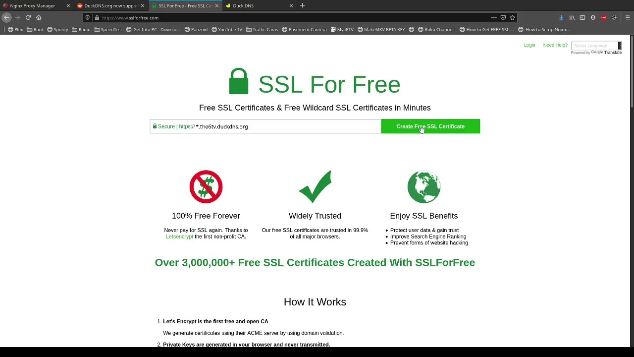 Nginx ssl certificate