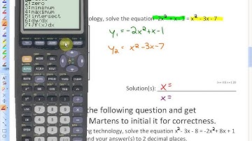 7.3: lesson 2, part B problem #4 (Solving Quadratic Equations by Graphing)