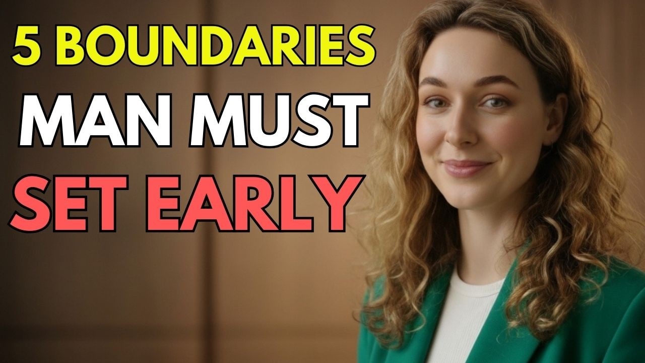 5 Boundaries Men MUST Set Early or She’ll Walk All Over You Female Psychology 1080p caption