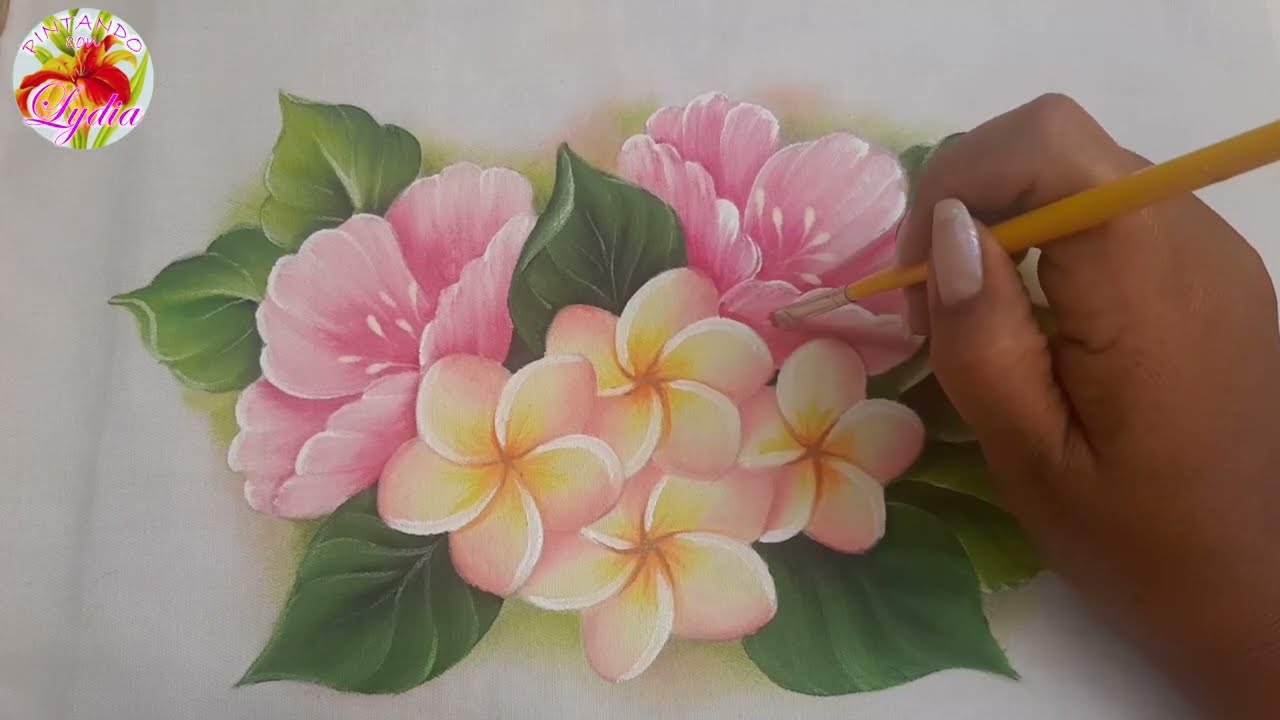 Pintar Flores Sobre Tela