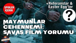 Maymunlar Cehennemi: Savaş Spoiler'lı Film İncelemesi | Filmdeki Referanslar (easter eggs Maymunlar Cehennemi: Savaş Spoiler'lı Film İncelemesi | Filmdeki Referanslar (easter eggs
