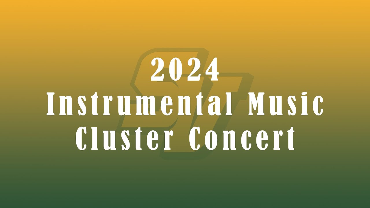 2024 SVHS Instrumental Music Cluster Concert