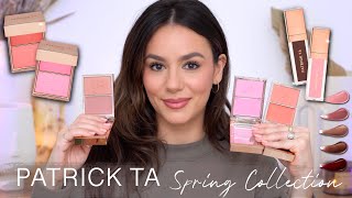 PATRICK TA: SPRING 2024 BLUSHES & LIP GLOSS New Color: Application, Review & Comparison || TBW