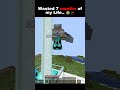 This Minecraft build cost me 7 months of my life #minecraft #shorts #builds #catmeme