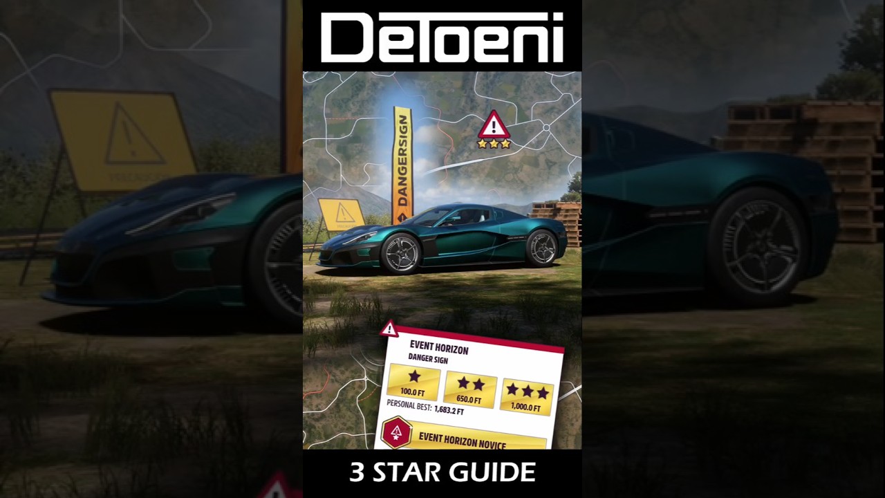 3 Star Danger Sign Guide for Event Horizon FH5 