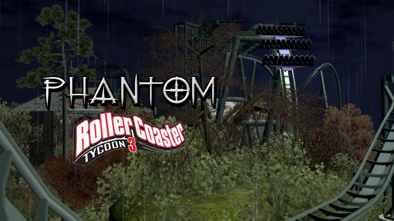 B&M Floorless Dive Coaster  |  Phantom  |  Roller Coaster Tycoon 3