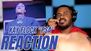 Kay Flock - PSA (Official Video) REACTION