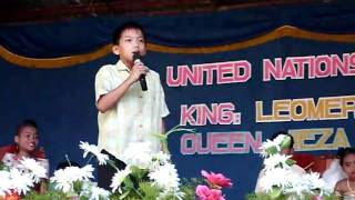 Aeron Paala Bayo-Ang Taminla Elementary School Buenavista Guimaras United Nations Proclamation