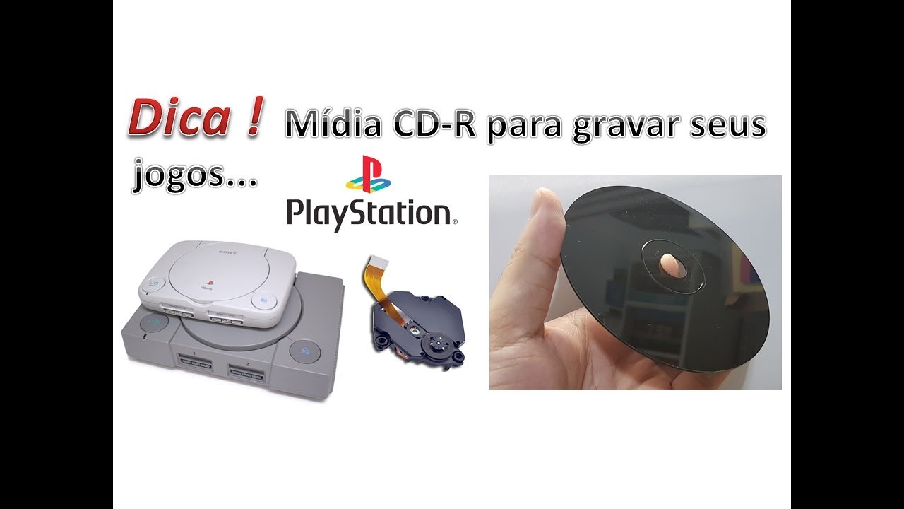 # 74 - DICA ! MIDIA CD-R PARA USAR NO PLAYSTATION 1 - YouTube