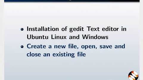 Overview of gedit Text Editor - Khasi